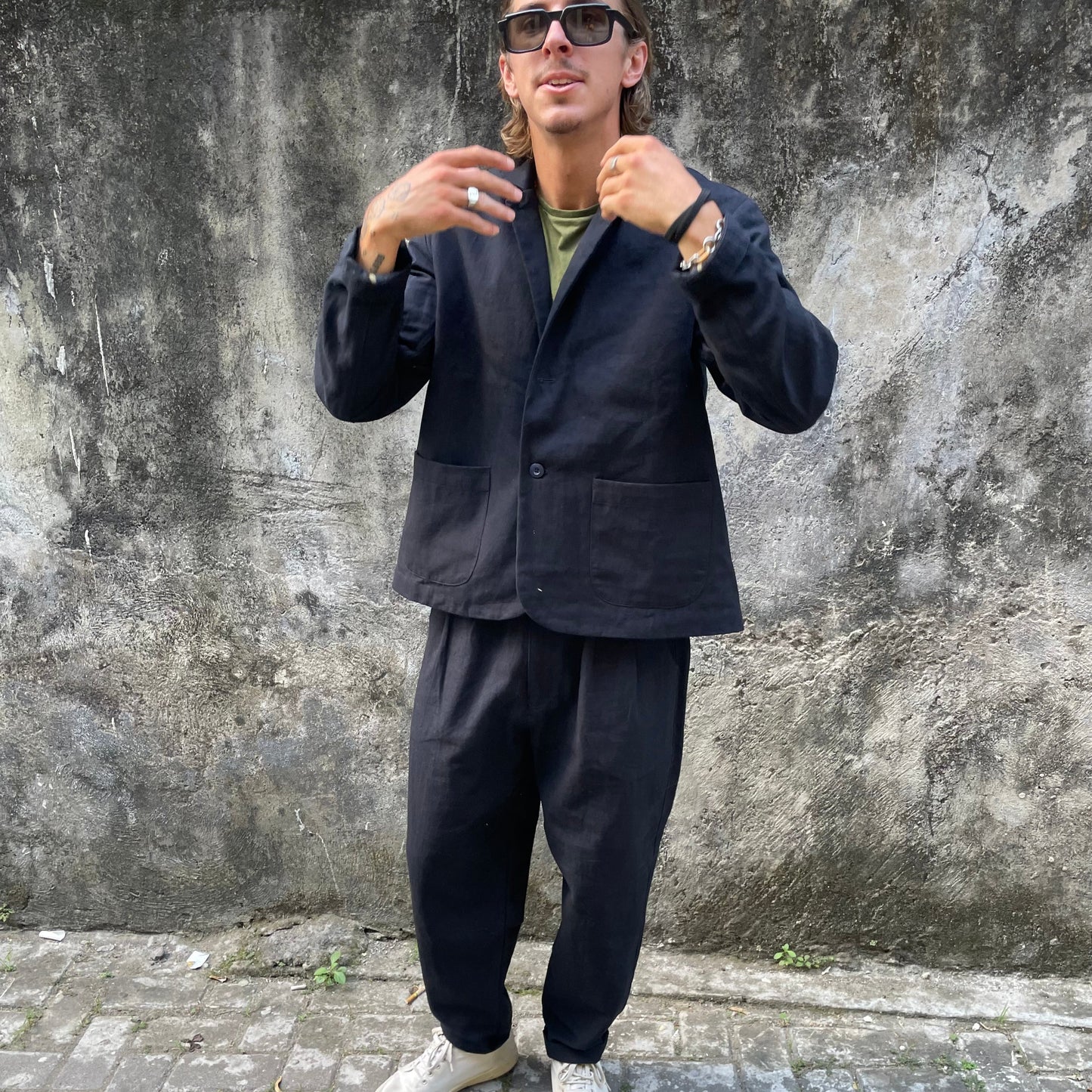 Tokyo Pant - Deep Ocean Blue