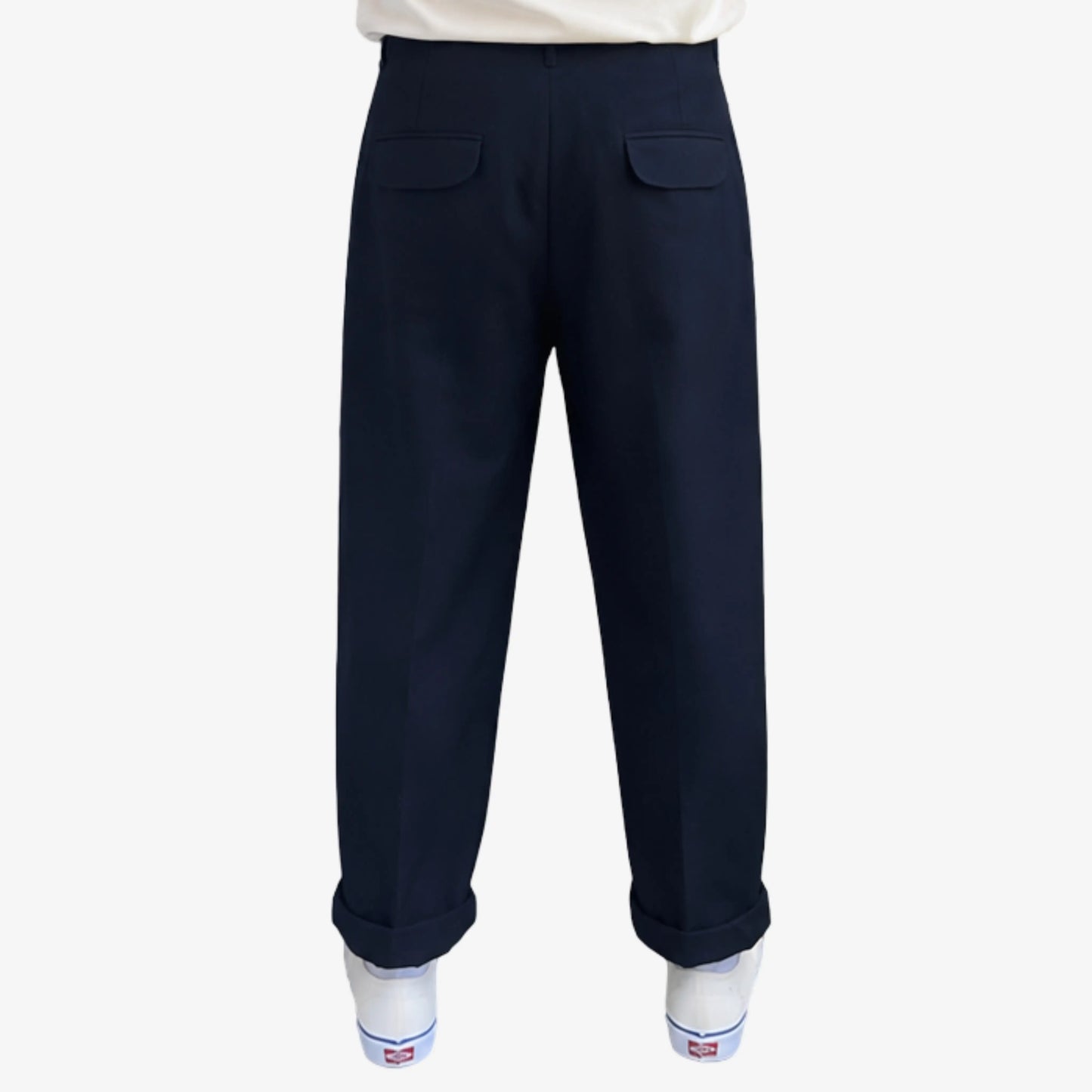 Baxter Pant - Cotton canvas - Deep Ocean Blue