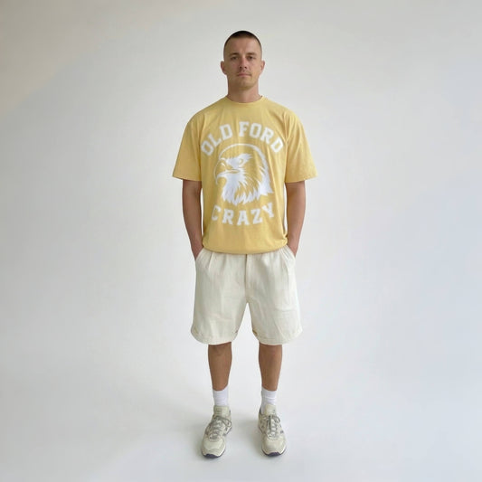 Vintage Eagle T-Shirt - Yellow