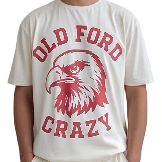 Eagle T-Shirt - Sugar/Red