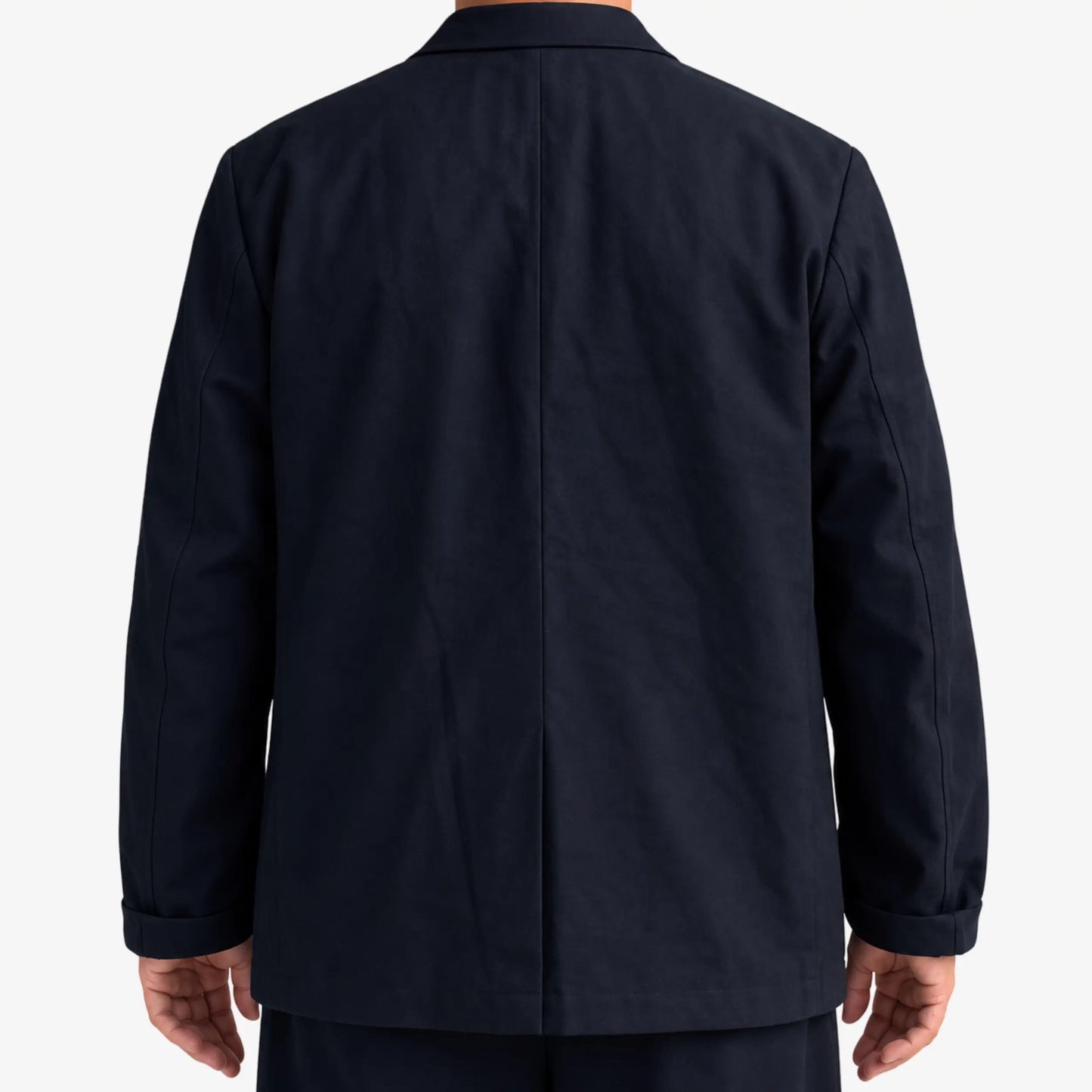 Baxter Jacket - Cotton Canvas - Deep Ocean Blue