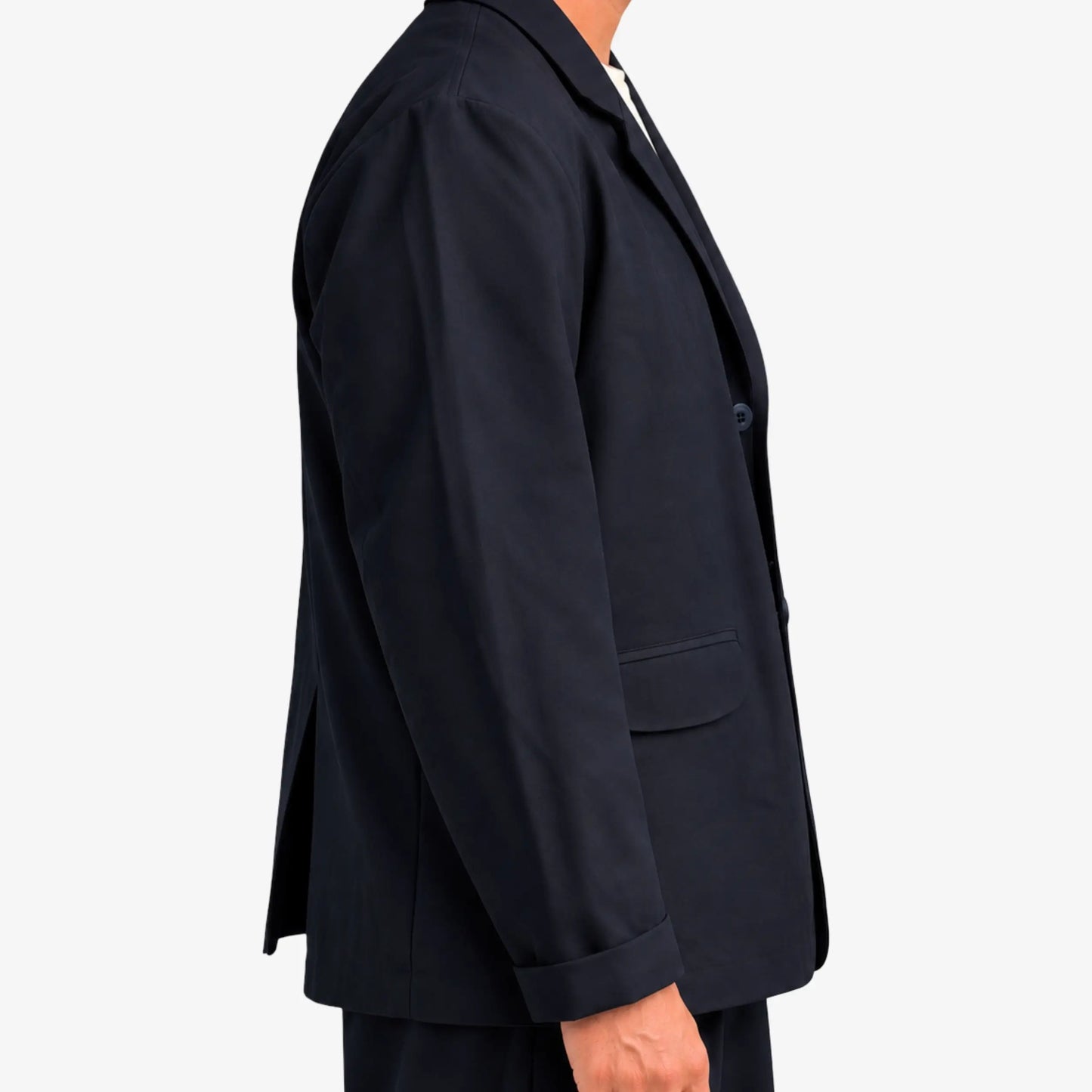 Baxter Jacket - Cotton Canvas - Deep Ocean Blue