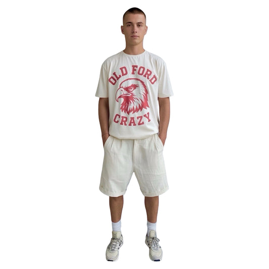 Eagle T-Shirt - Sugar/Red